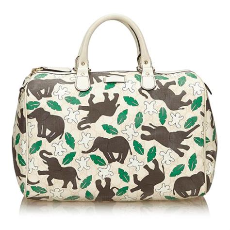 elephant gucci|Gucci UNICEF Medium Joy Boston Bag .